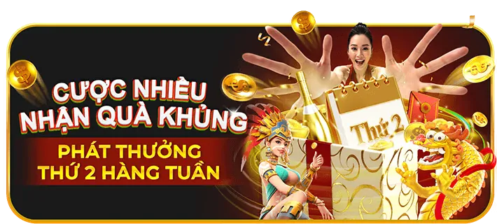 Thưởng nạp lại hàng tuần tại 68gb nổ hũ